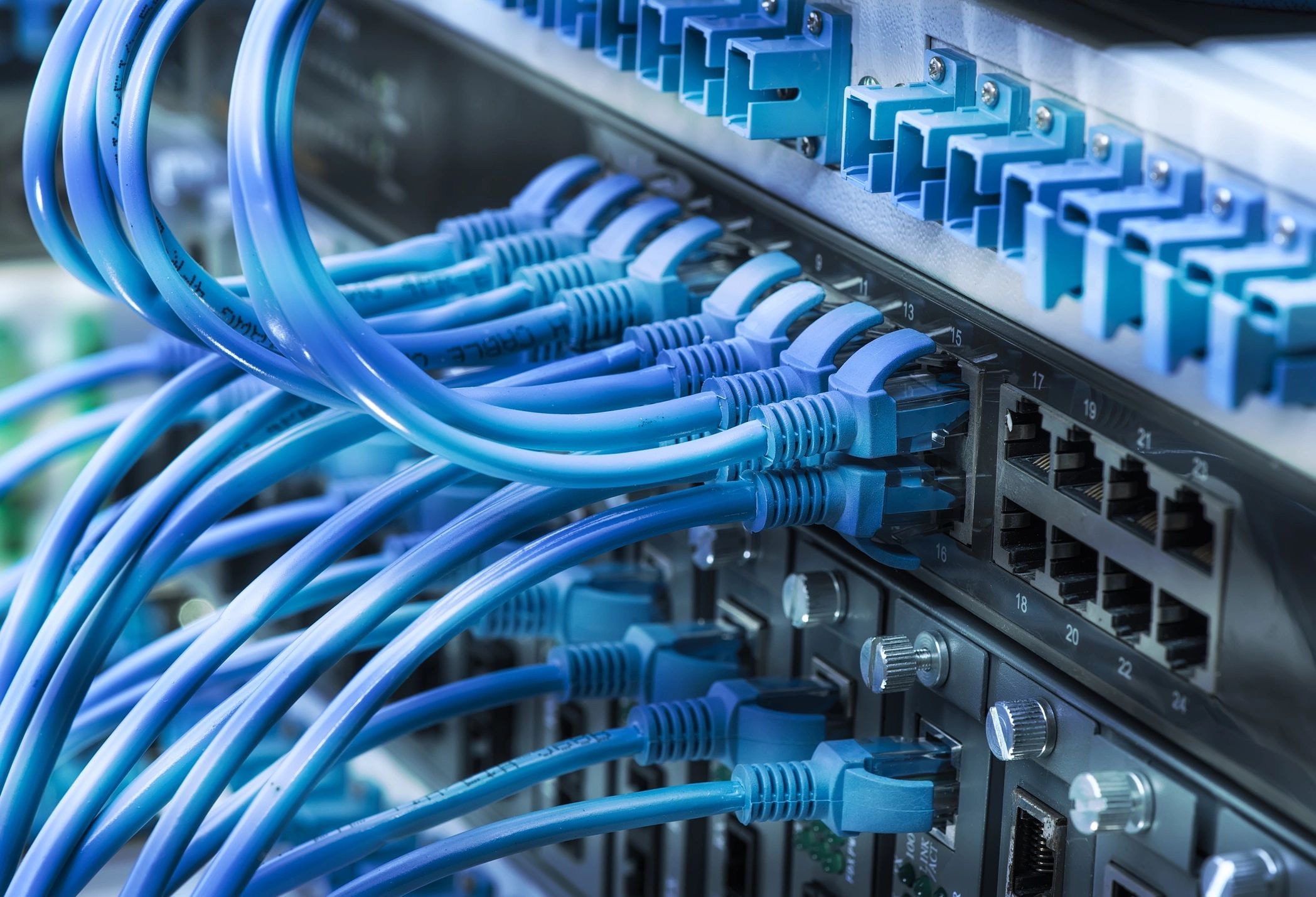 DFB iNC ethernet and server rack infrastructure